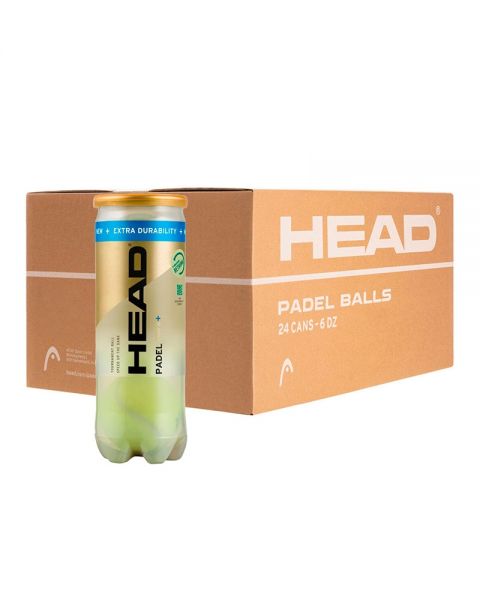Carton de 24 Tubes de 3 Balles Head Padel Pro S +