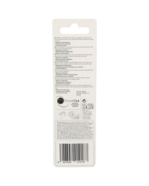 Blister de 4 antivibradores Bullpadel Ease Vibe blancos